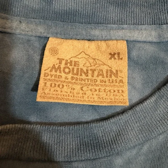 Vintage 90s The Mountain Native American Men Size XL Made USA Eagle Indian Women - Picture 4 of 8